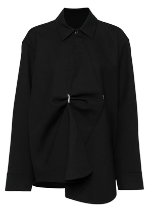 JNBY oversize buttoned shirt jacket - Black
