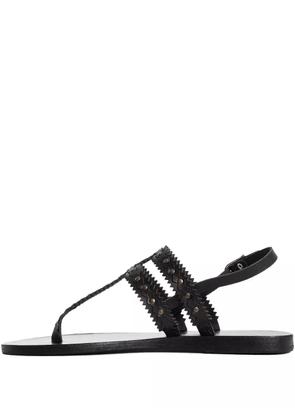 Ancient Greek Sandals Vesta studded sandals - Black