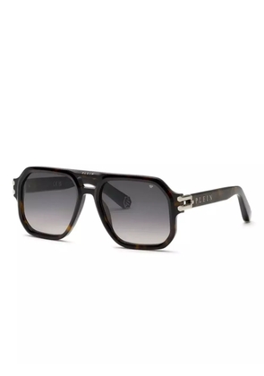 Philipp Plein Eyewear double-bridged sunglasses - Brown
