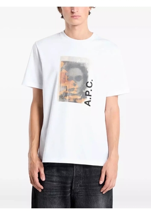 A.P.C. print T-shirt - White