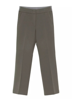 Peserico flat-front side-pocket trousers - Grey