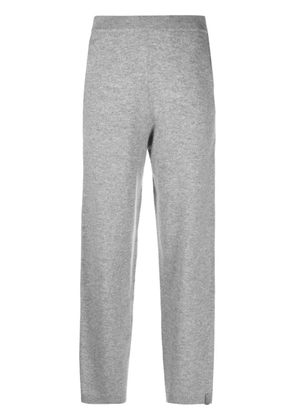 Max & Moi Briana mélange-effect track pants - Grey