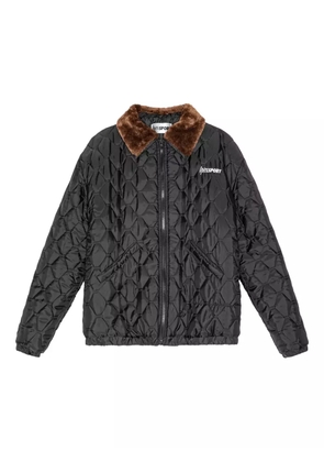 OpéraSPORT quilted trimmed-collar puffer jacket - Black