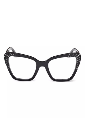 GUESS EYEWEAR embellished cat-eye glasses - Black