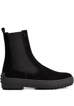 Tod's suede Chelsea boots - Black