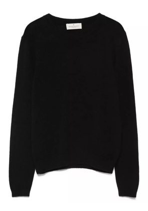 Bruno Manetti round-neck cashmere sweater - Black