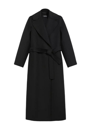 'S Max Mara belted wrap coat - Black