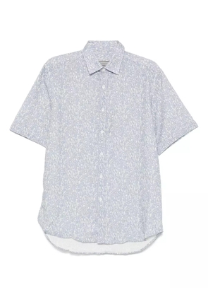 Canali printed shirt - Blue