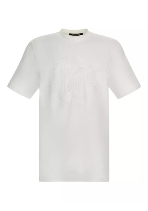 Roberto Cavalli logo-detail short-sleeve T-shirt - White