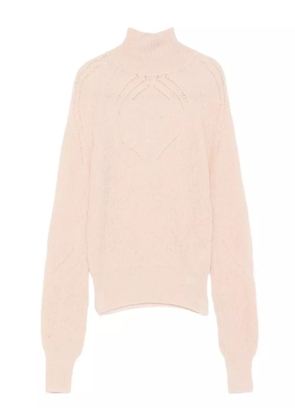 Ermanno Scervino eyelet-detail sweater - Pink