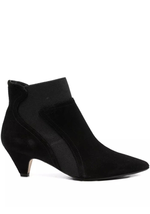 Anna F. pointed-toe elastic-insert boots - Black