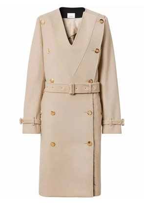 Burberry double-breasted trench coat - Neutrals