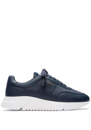 Axel Arigato logo-print panelled leather sneakers - Blue