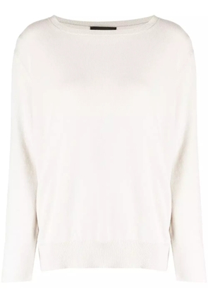 Fabiana Filippi round-neck sweater - White