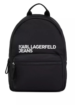 Karl Lagerfeld Jeans logo-detail backpack - Black