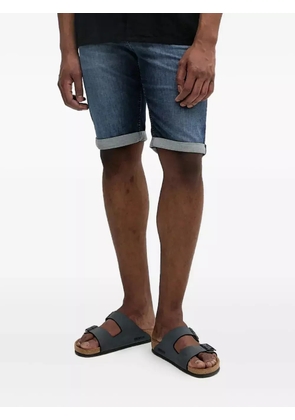 Karl Lagerfeld rolled-cuffs denim shorts - Blue