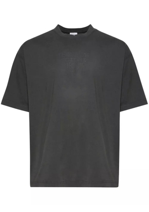 VETEMENTS slogan-print T-shirt - Grey