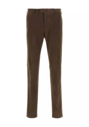 PT Torino button-fly trousers - Brown