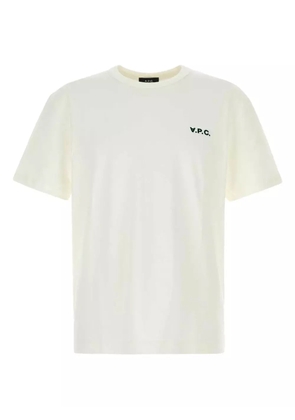 A.P.C. logo-detail T-shirt - White