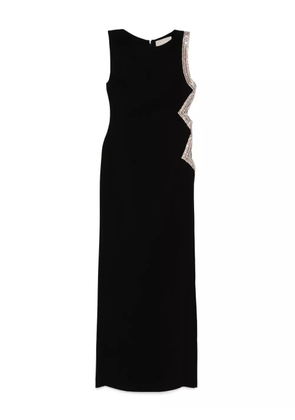 Elie Saab crystal-embellished dress - Black