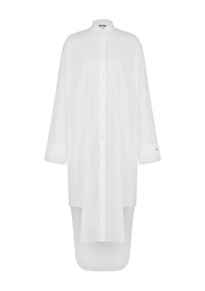 Moschino button-up shirt dress - White