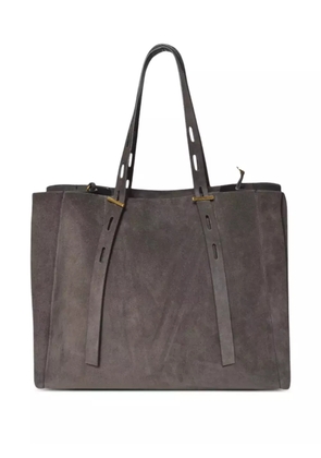 MINO BOSSI suede leather tote bag - Brown