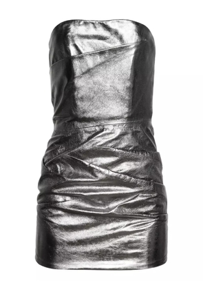 The Attico Mirror mini dress - Silver