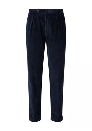 Berwich pleated corduroy trousers - Blue