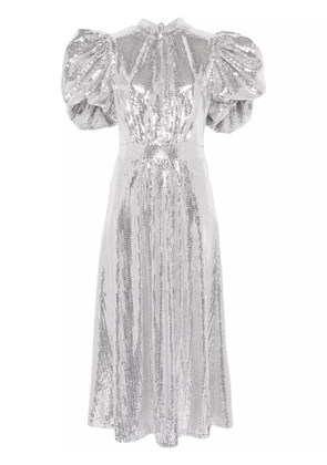 ROTATE BIRGER CHRISTENSEN sequined maxi dress - Silver