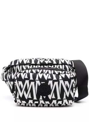 Moncler Durance monogram-print belt bag - Black