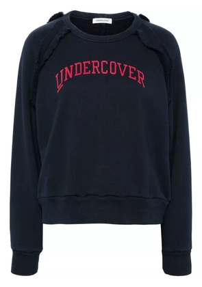 Undercover logo-print cotton sweatshirt - Blue
