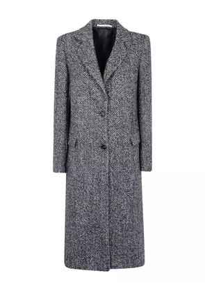 Tagliatore Amanda herringbone wool coat - Grey