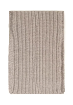 Lanvin ribbed-knit scarf - Neutrals