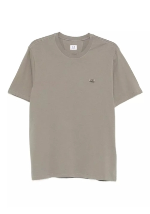 C.P. Company logo-patch cotton T-shirt - Grey
