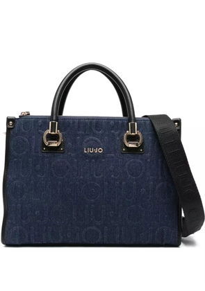 LIU JO logo-detail tote bag - Blue