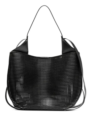 REE PROJECTS Helene net hobo bag - Black