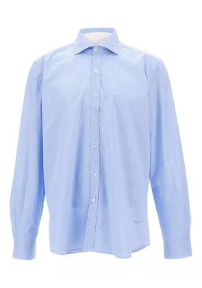 Fay striped cotton shirt - Blue