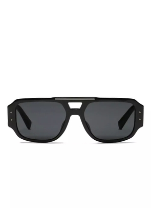 Dolce & Gabbana Eyewear DNA pilot-frame sunglasses - Black
