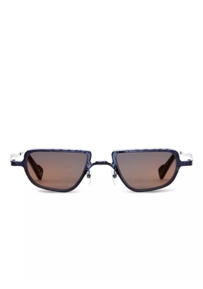 Kuboraum Z28 geometric-frame sunglasses - Grey