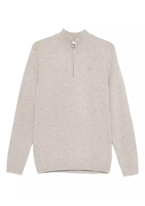 Barbour Grangetown zip-up sweater - Neutrals
