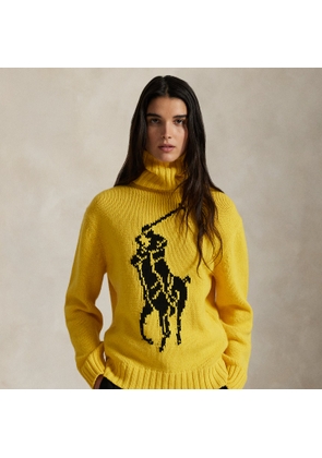 Big Pony Wool Rollneck Jumper