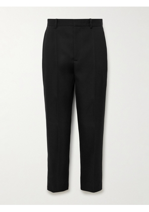The Row - Zuma Slim-Fit Cropped Cotton and Cashmere-Blend Gabardine Trousers - Men - Black - UK/US 30