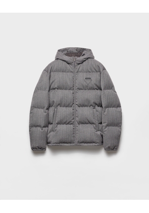 Medium-weight wool down jacket