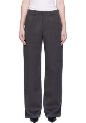 Arch The Gray Handmade Wool Cashmere Trousers