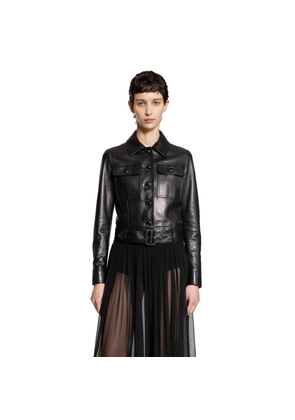 SAINT LAURENT WOMAN BLACK JACKETS