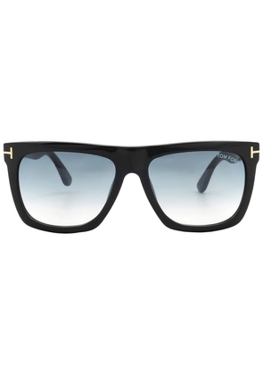 Tom Ford Morgan Gradient Blue Browline Unisex Sunglasses FT0513 01W 57