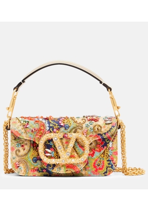 Valentino Garavani Loco Small embellished shoulder bag