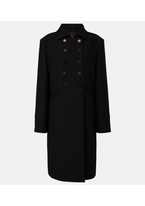 Gucci Double G double-breasted wool coat