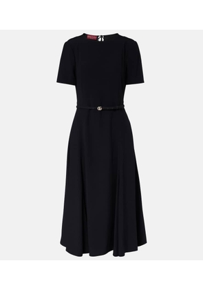 Gucci Double G belted midi dress
