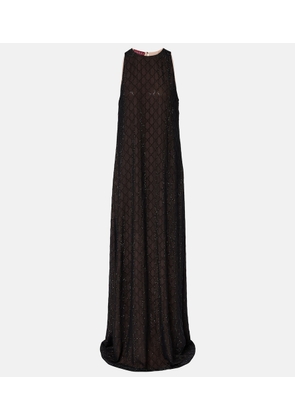 Gucci GG embellished silk gown